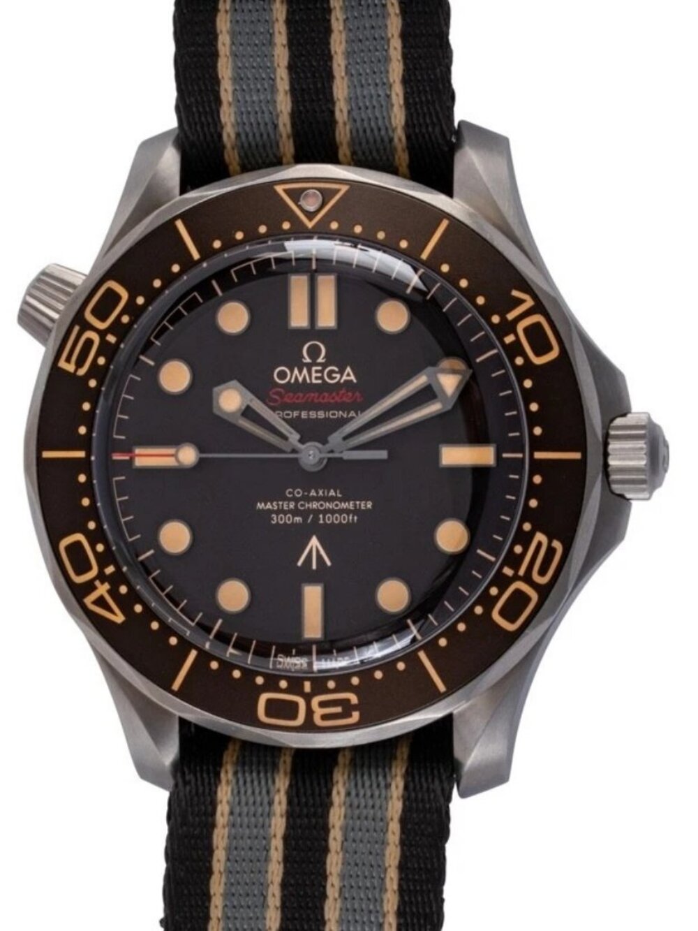 Omega Seamaster NTTD James Bond 007 No Time To Die Watch - 210.92.42.20.01.001